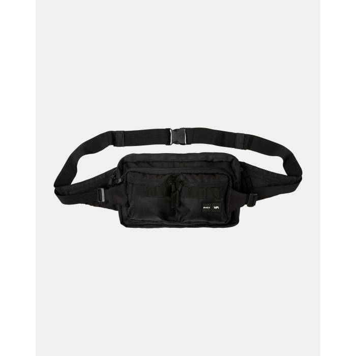 ルーカ Rvca 【 Mens Waist Pack Deluxe Bum Bag Mens Black 】 メンズ デラックス バッグ メンズ 黒色 ブラック