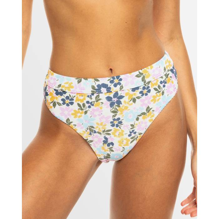 【★百貨店SALE★6/11十二時2時迄】ロキシー Roxy 【 Womens Salma Mid Waist Bikini Bottom Womens Papaya Ephemere Swim 】 レディース ミッド ズボン ボトムス レディース