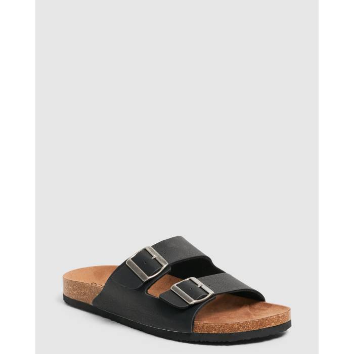 Kustom 【 Womens Duo Slides Mens Black/Tan 】 レディース メンズ 黒色 ブラック