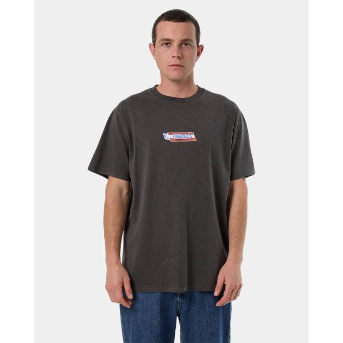 Thrills 【 Mens Starpower Merch Fit T-Shirt Mens Merch Black 】 メンズ Tシャツ メンズ 黒色 ブラック｜スニケス