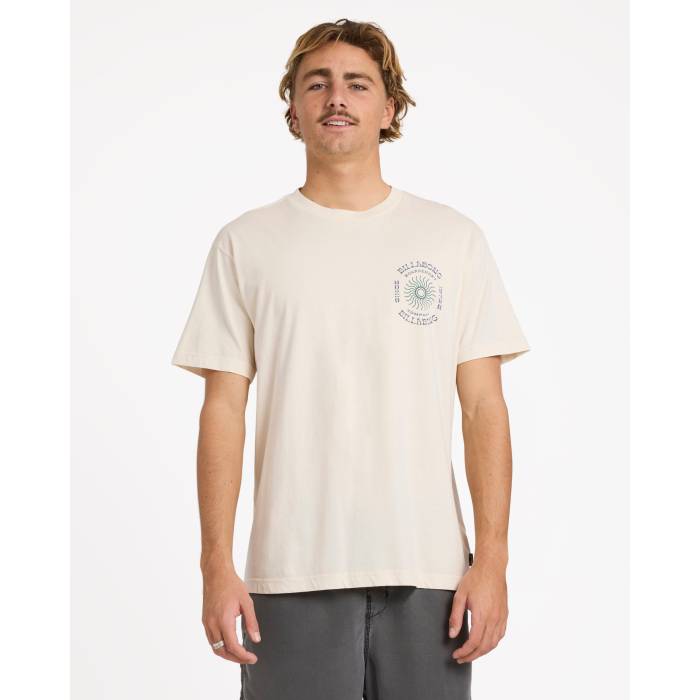 ビラボン Billabong 【 Mens Sunrise Premium T-Shirt Mens Off White 】 メンズ Premium プレミアム Tシャツ メンズ 白色 ホワイト