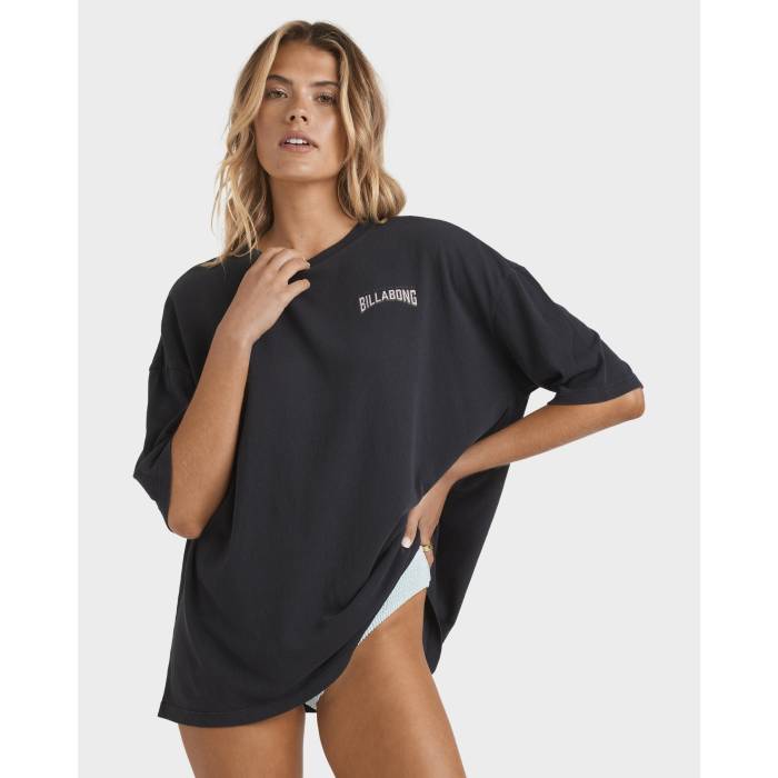 ビラボン Billabong 【 Womens Reach For Sunshine T-Shirt Womens Off Black 】 レディース Tシャツ レディース 黒色 ブラック