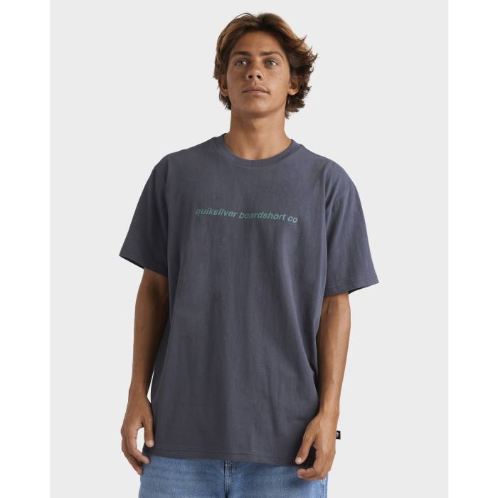 【★百貨店SALE★6/11十二時2時迄】クイックしろがね色 Quiksilver 【 Mens Overall T-Shirt Mens India Ink 】 メンズ プルオーバー メンズ