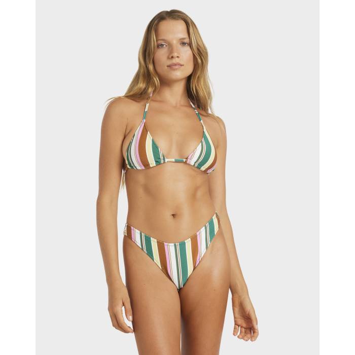 【★百貨店SALE★6/11真夜中2時迄】ロキシー Roxy 【 Womens Fields Cheeky Bikini Bottom Womens Evergreen 】 レディース ズボン ボトムス レディース