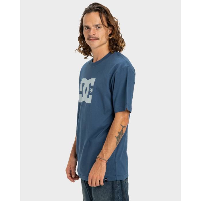ディーシー シューズ Dc Shoes 【 Mens Dc Star T-Shirt Mens Dark Denim 】 メンズ DC ディーシー プルオーバー メンズ ジーンズ
