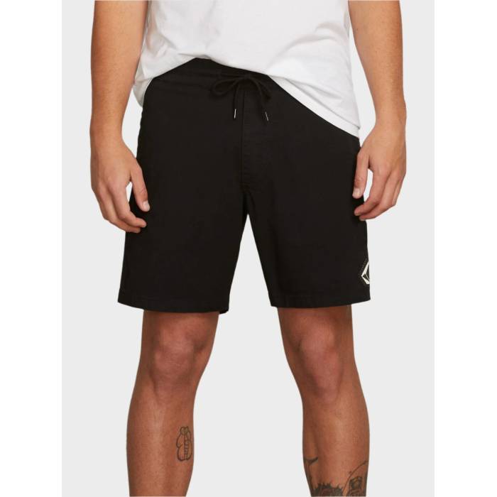 【★百貨店SALE★6/11十二時2時迄】ボルコム Volcom 【 Mens Sickly Stone Walkshorts Mens Black 】 メンズ メンズ 黒いこと 黒いこと