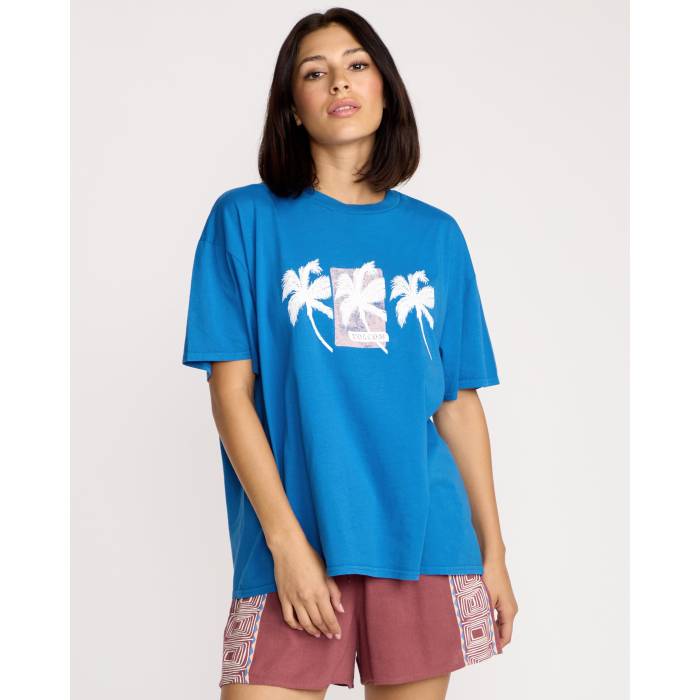 ボルコム Volcom 【 Womens Stones Throw T-Shirt Womens Royal 】 レディース プルオーバー レディース