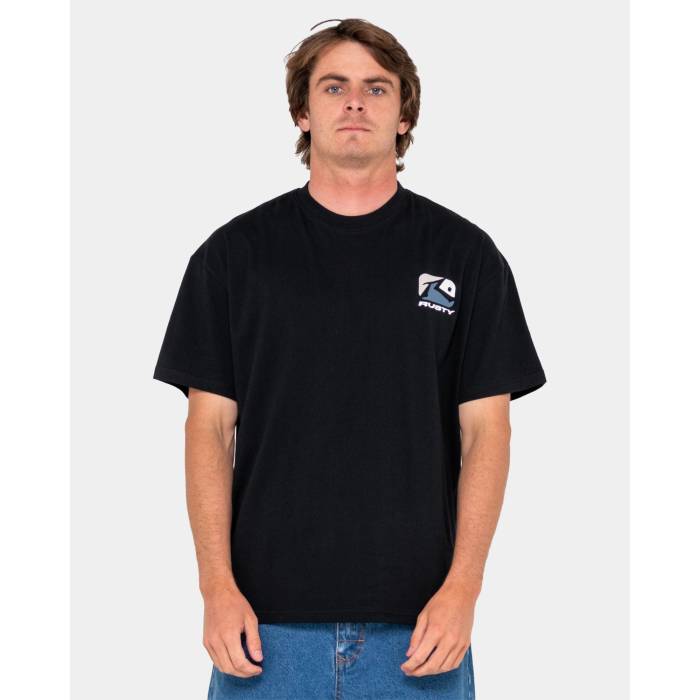 ラスティ Rusty 【 Mens Phenom T-Shirt Mens Black 2 】 メンズ Tシャツ メンズ 黒色 ブラック