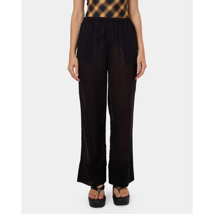 Thrills 【 Womens Dream Land Sheer Pants Womens Black 】 レディース ドリーム レディース 黒色 ブラック