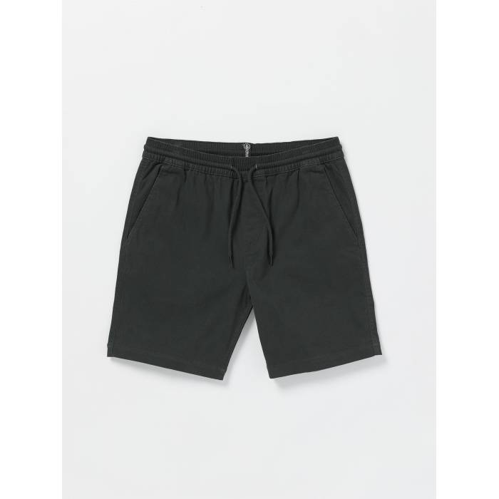 ボルコム Volcom 【 Mens Road Trip Elastic Waist Stretch Walkshorts Mens Stealth 】 メンズ メンズ ステルス