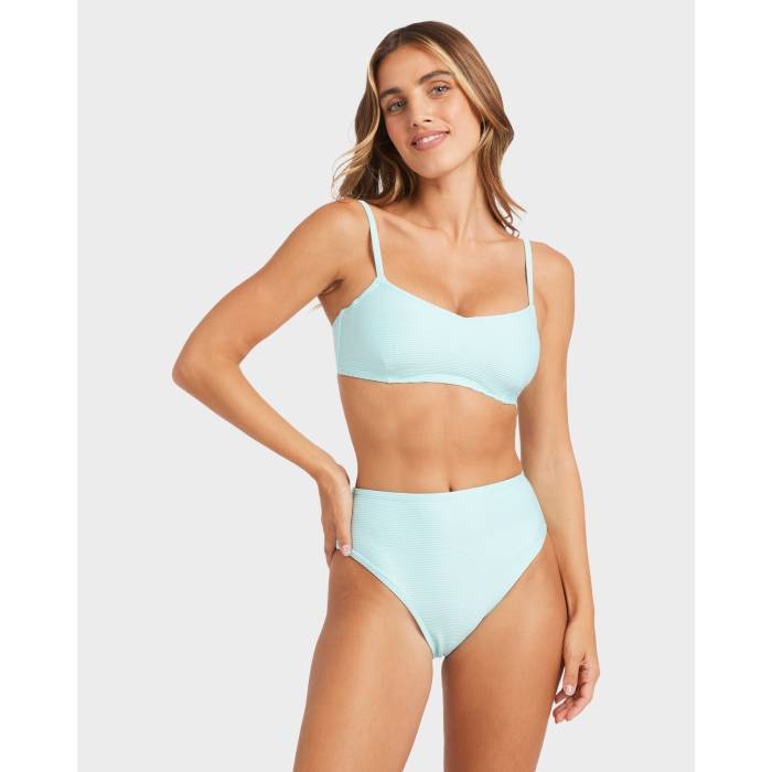 【★百貨店SALE★6/11真夜中2時迄】散らし広告ボン Billabong 【 Womens Tanlines Hi Mau Bikini Bottom Womens Crystal Blue 】 レディース ズボン ボトムス レディース 青碧 青碧