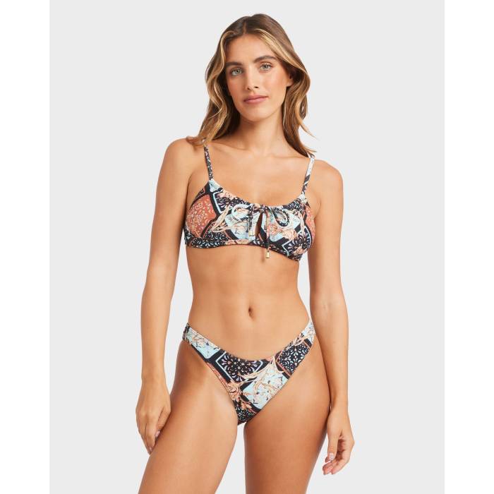 【★百貨店SALE★6/11真夜中2時迄】散らし広告ボン Billabong 【 Womens Forever Folk Hike Bikini Bottom Womens Black Pebble 】 レディース ズボン ボトムス レディース 黒いこと 黒いこと