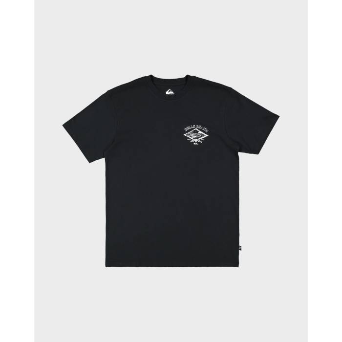 【★百貨店SALE★6/11真夜中2時迄】クイックしろがね色 Quiksilver 【 Mens Bells T-Shirt Mens Black 】 メンズ ティーシャツ メンズ 黒いこと 黒いこと