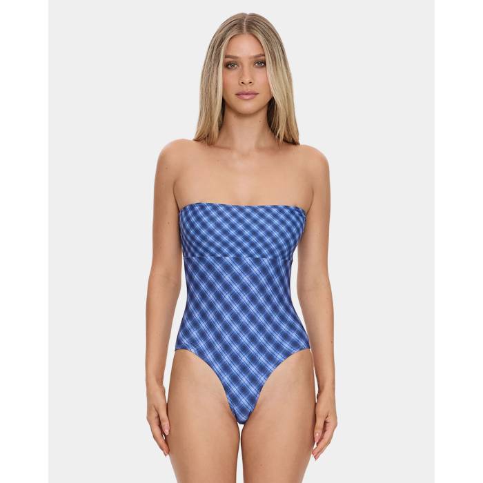 Thrills 【 Womens High Speed Check String One Piece Womens Guardian Navy 】 レディース ハイ Speed スピード レディース 紺色 ネイビー