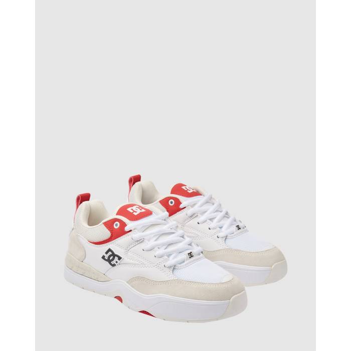 ディーシー シューズ Dc Shoes 【 Mens Dc Ascend S Skate Shoes Mens White/Red 】 メンズ DC ディーシー Skate 滑る シューズ 運動すること靴 メンズ 白いこと 白いこと Red 赤・赤いこと
