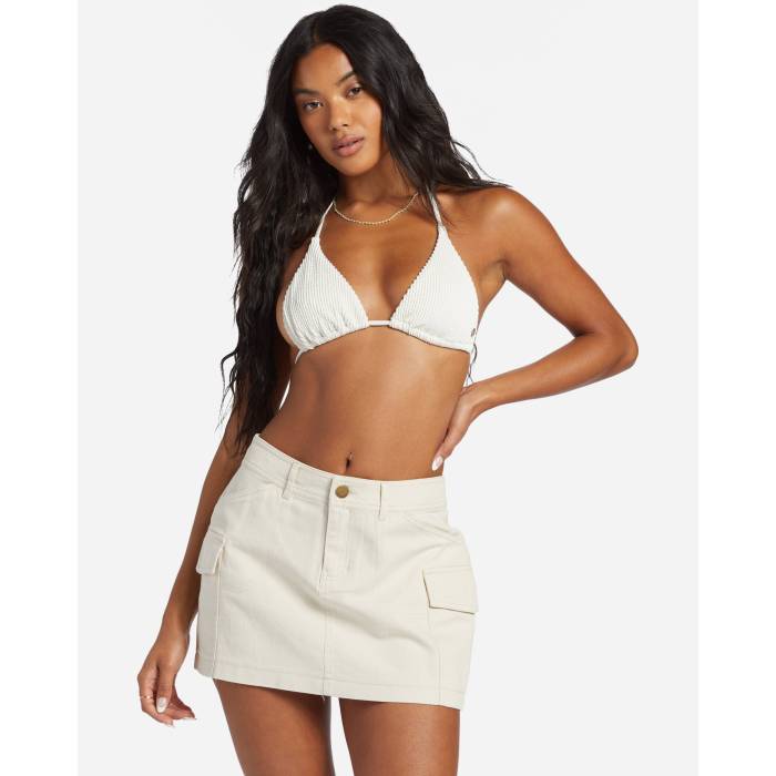 ビラボン Billabong 【 Womens Hilary Cargo Denim Skirt Womens Whitecap 】 レディース カーゴ デニム レディース 18,864円