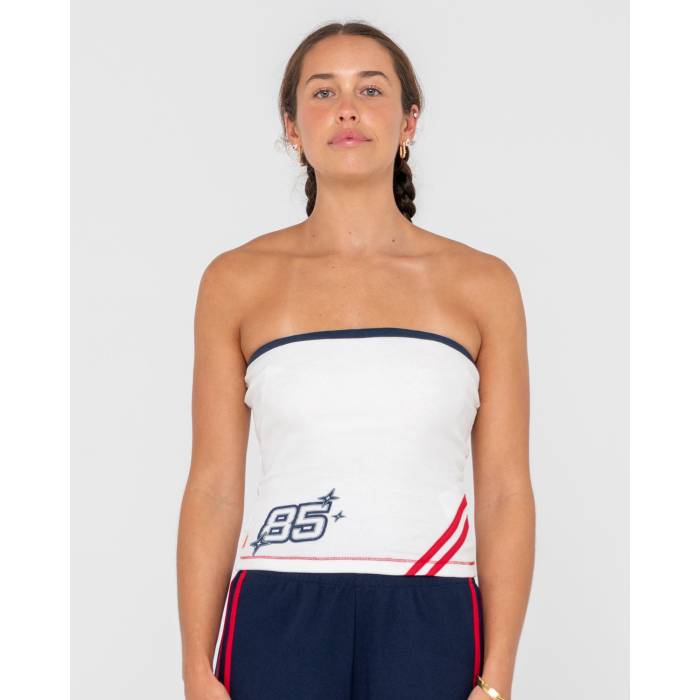 ラスティ Rusty 【 Womens Hot Gossip R2K Tube Top Womens Off White 】 レディース レディース 白色 ホワイト