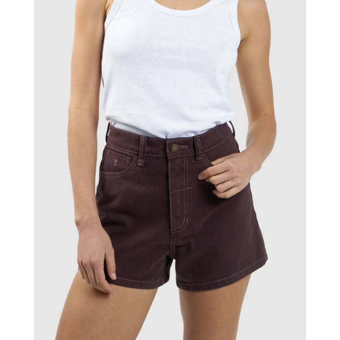 Thrills 【 Womens Erica Shorts Womens Chocolate Plum 】 レディース ショーツ レディース