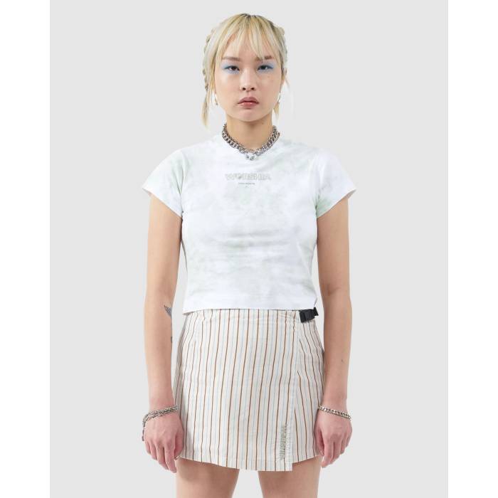 Worship 【 Womens Core Teeny T-Shirt Womens White Mottle 】 レディース コア Tシャツ レディース 白色 ホワイト