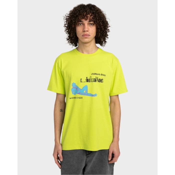 エレメント Element 【 Mens Ffnc Stone T-Shirt Mens Lime Punch 】 メンズ Tシャツ メンズ ライム