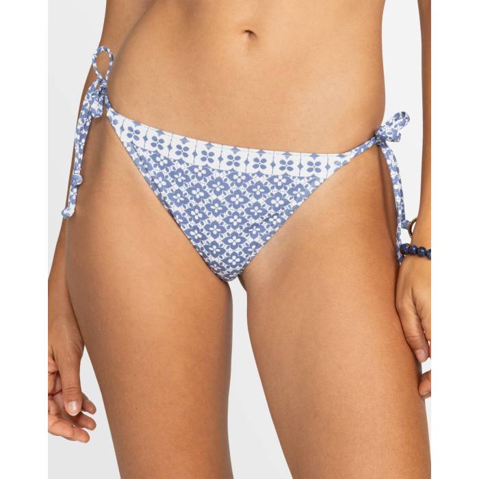 ロキシー Roxy 【 Womens Amber Skimpy Coverage Bikini Bottom Womens Cloud Dancer Never Bored Swim 】 レディース ズボン ボトムス レディース