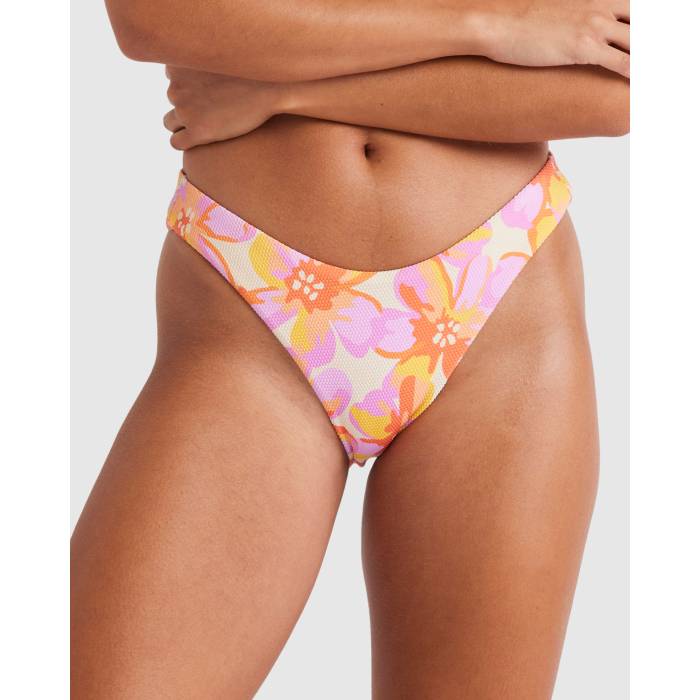 【★百貨店SALE★6/11真夜中2時迄】ロキシー Roxy 【 Womens Oasis Mid Waist Bikini Bottom Womens Cyclamen Oasis 】 レディース ミッド ズボン ボトムス レディース
