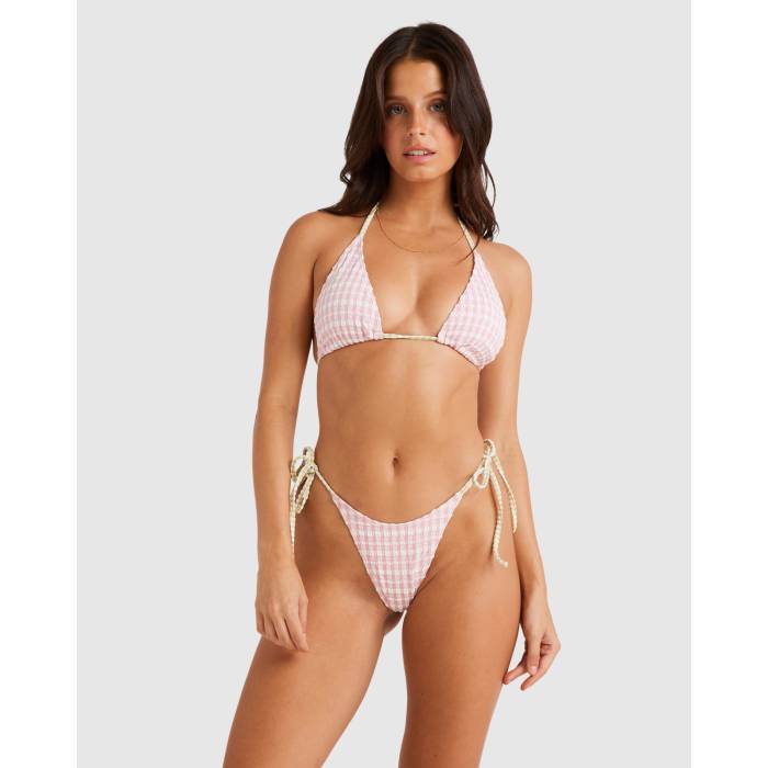 【★百貨店SALE★6/11真夜中2時迄】散らし広告ボン Billabong 【 Womens Wave Check Tie Side Hike Bikini Bottom Womens Rosie 】 レディース Wave ウェーブ・ウェイブ タイ ズボン ボトムス レディース