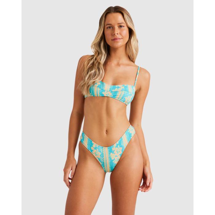 【★百貨店SALE★6/11真夜中2時迄】散らし広告ボン Billabong 【 Womens Water Baby Eve Bralette Bikini Top Womens High Tide 】 レディース レディース 御機嫌
