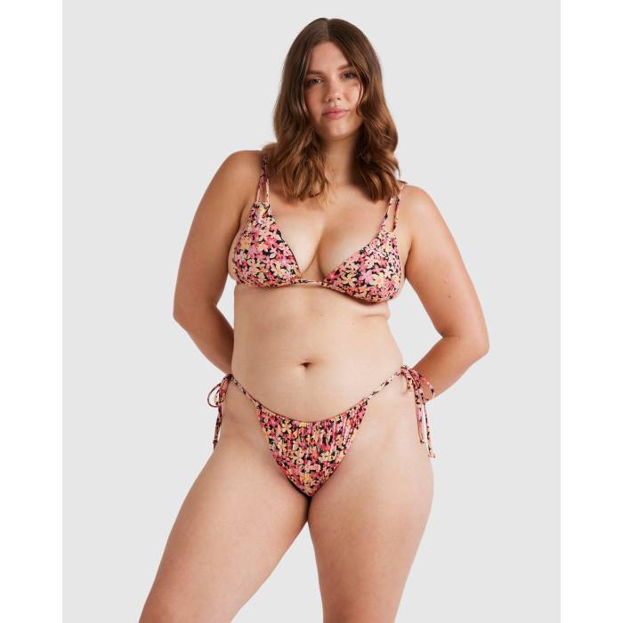 【★百貨店SALE★6/11真夜中2時迄】散らし広告ボン Billabong 【 Womens Love Army Avery Slide Tri Bikini Top Womens Multi 】 レディース 正規陸軍 Slide サンダル レディース