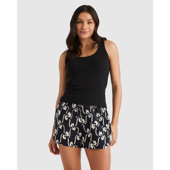 Nunui 【 Womens Scoop Action Tank Womens Black 】 レディース 行動 貯蔵タンクいの一番 レディース 黒いこと 黒いこと その他-トップス