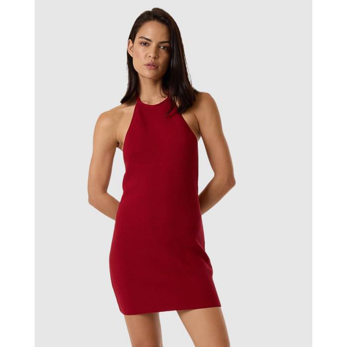 Thrills 【 Womens Scarlett Knit Halter Mini Dress Womens Chilli Pepper 】 レディース ニット ドレス レディース