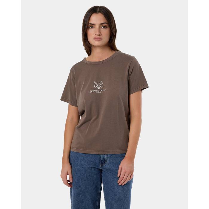 Thrills 【 Womens Glory Relaxed T-Shirt Womens Falcon 】 レディース Tシャツ レディース