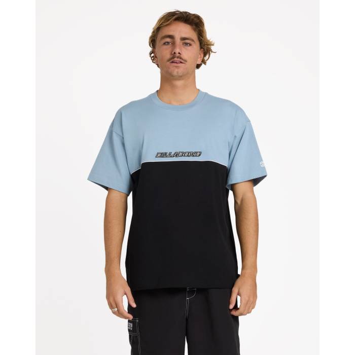 ビラボン Billabong 【 Mens Spec 73 Legacy T-Shirt Mens Dusty Blue 】 メンズ legacy レガシー Tシャツ メンズ 青色 ブルー