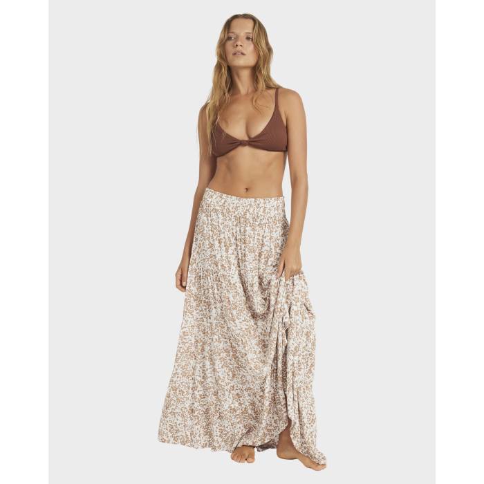 ロキシー Roxy 【 Womens Kerlina Radian Maxi Skirt Womens Cloud Dancer 】 レディース レディース