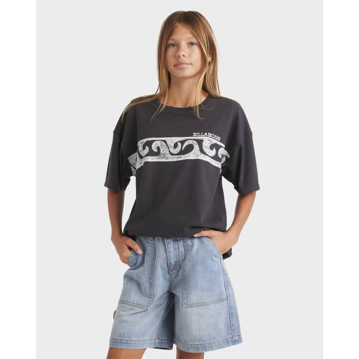 【★百貨店SALE★6/11真夜中2時迄】散らし広告ボン Billabong 【 Girls 6-14 Mindy Denim Shorts Girls Water 】 ジーンズ さる股引き お坊っちゃん キッズ