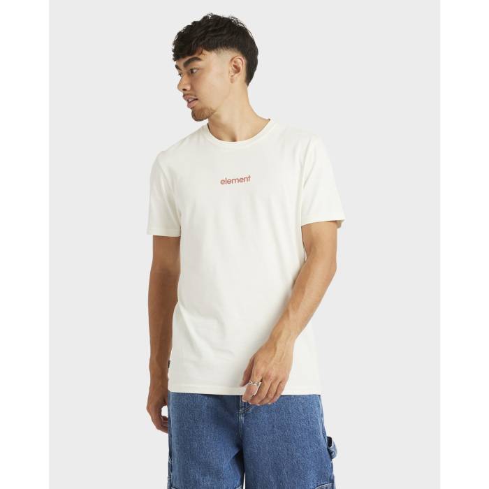 エレメント Element 【 Mens Lowcase Bp T-Shirt Mens Egret 】 メンズ Tシャツ メンズ