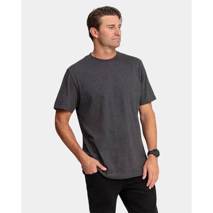 ボルコム Volcom 【 Mens Aus Solid T-Shirt Mens Charcoal Heather 】 メンズ 益荒男 プルオーバー メンズ 濃灰色 heather ギョリュウモドキ