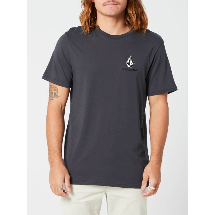 ボルコム Volcom 【 Mens Corp T-Shirt Mens Washed Black 】 メンズ プルオーバー メンズ 黒いこと 黒いこと