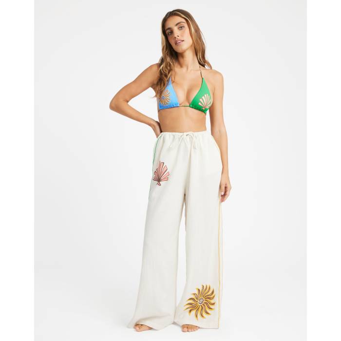 ビラボン Billabong 【 Womens Haze Elst Linen Pants Womens Salt Crystal 】 レディース レディース