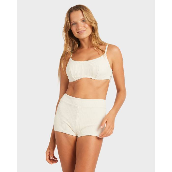 ロキシー Roxy 【 Womens Aruba D Cup Bralette Bikini Top Womens Parchment 】 レディース レディース