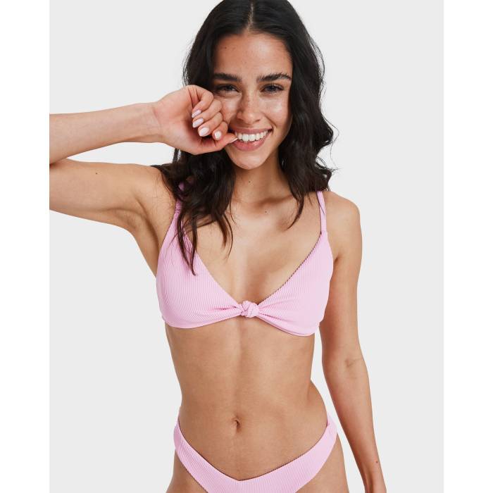 【★百貨店SALE★6/11真夜中2時迄】ロキシー Roxy 【 Womens  Love The Surf Knot Bikini Top Womens Bonbon 】 レディース レディース