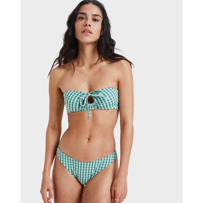 【★百貨店SALE★6/11真夜中2時迄】ロキシー Roxy 【 Womens Kiawe Bikini Bottom Womens Deep Grass Green 】 レディース ズボン ボトムス レディース ディープ green 緑・緑であること