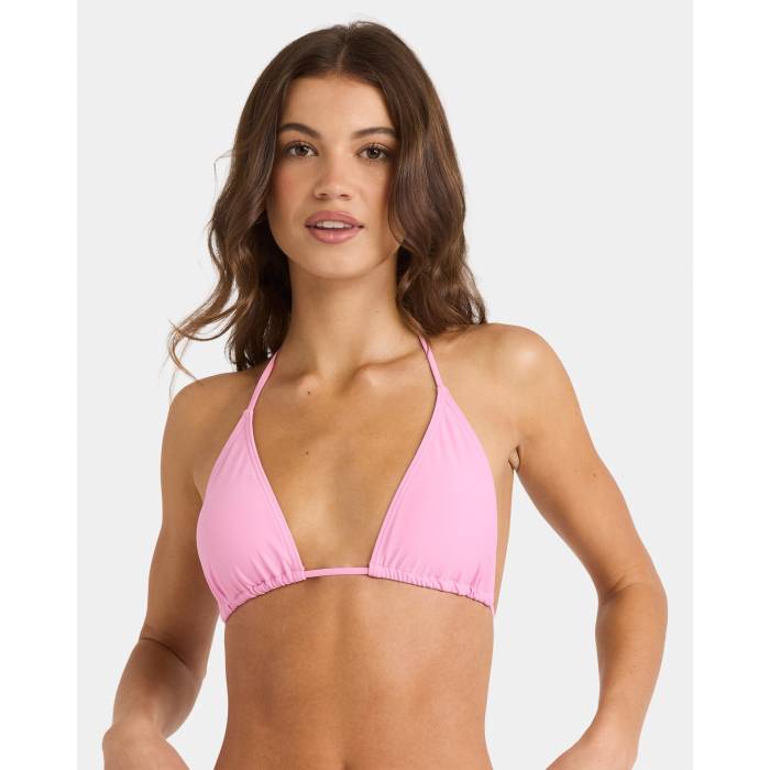 【★百貨店SALE★6/11十二時2時迄】Nunui 【 Womens Slider Tri Bikini Top Womens Pink 】 レディース レディース pink サクラ色