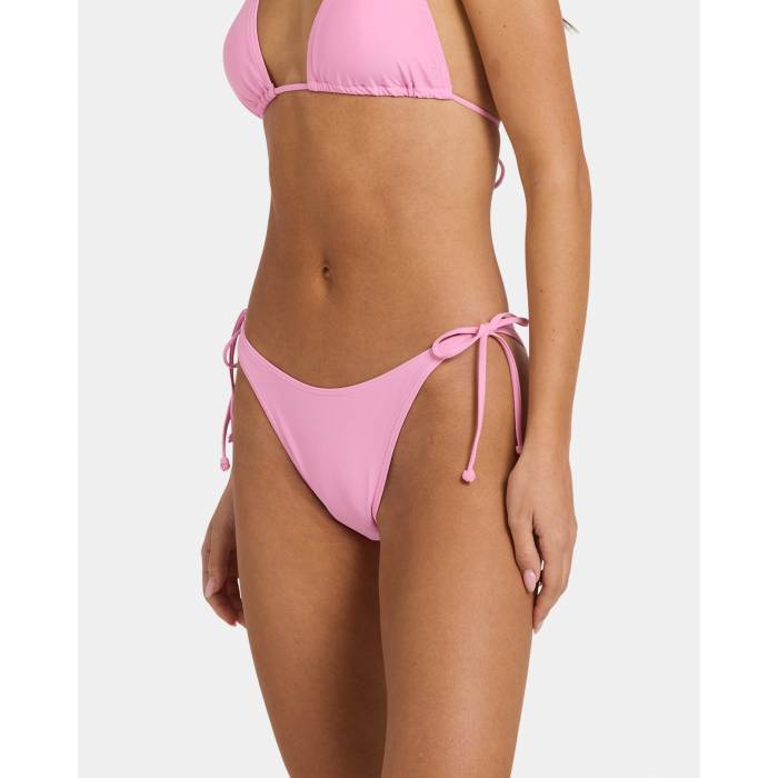 【★百貨店SALE★6/11十二時2時迄】Nunui 【 Womens Sailor Tie Side Bikini Bottom Womens Pink 】 レディース タイ ズボン ボトムス レディース pink サクラ色