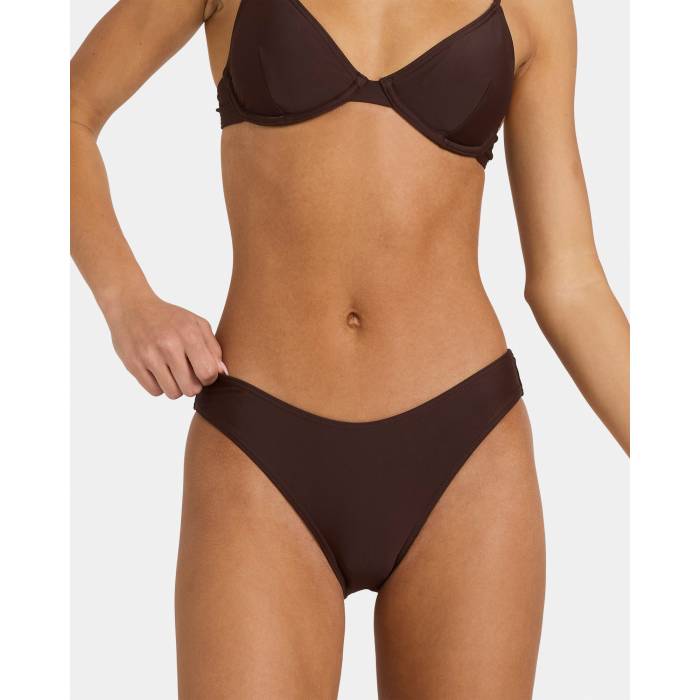 【★百貨店SALE★6/11十二時2時迄】Nunui 【 Womens High Side Bikini Bottom Womens Dark Choc 】 レディース 御機嫌 ズボン ボトムス レディース