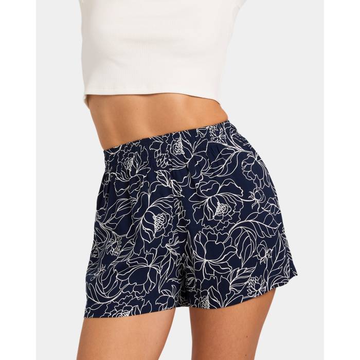 Nunui 【 Womens Jardin Shorts Womens Navy 】 レディース ショーツ レディース 紺色 ネイビー