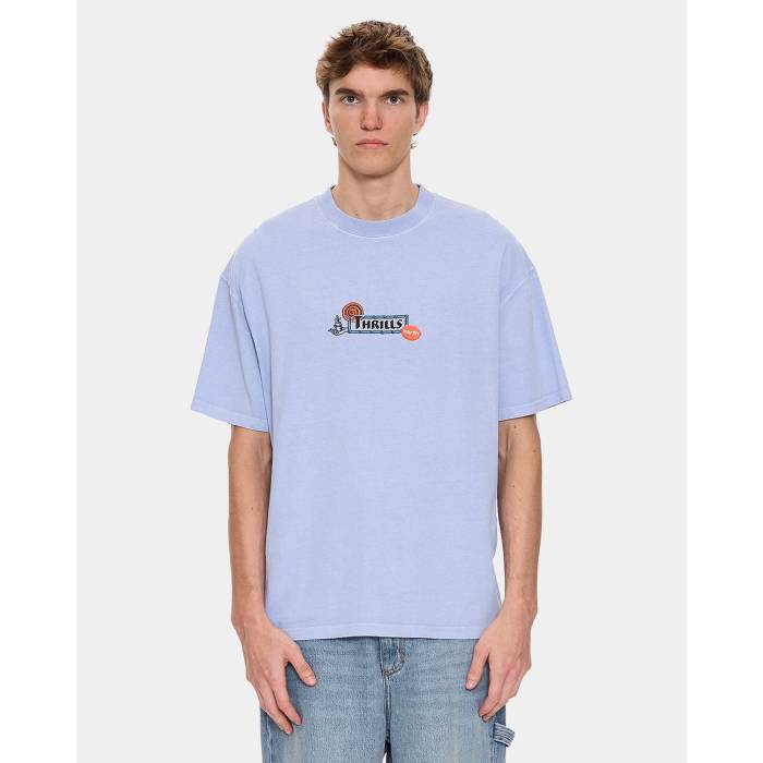 Thrills 【 Mens The Ritual Mystery Oversized T-Shirt Mens Cornflower Blue 】 メンズ Tシャツ メンズ 青色 ブルー 16,992円