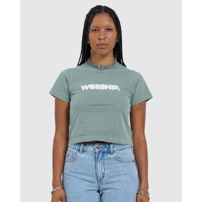 Worship 【 Mens Core T-Shirt Mens Spearmint 】 メンズ コア Tシャツ メンズ｜スニケス