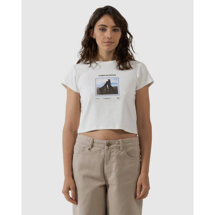 Thrills 【 Womens In Order And Disorder Mini T-Shirt Womens Powder 】 レディース Tシャツ レディース