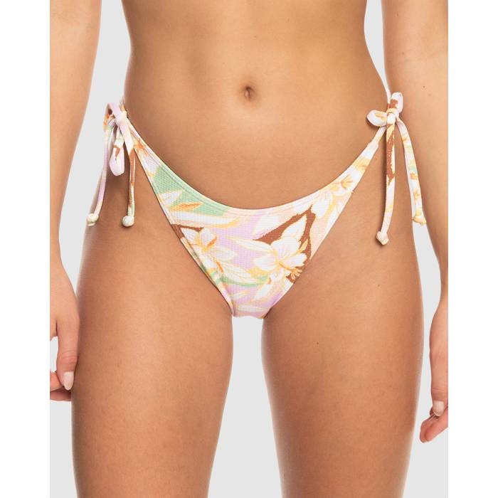 【★百貨店SALE★6/11十二時2時迄】ロキシー Roxy 【 Womens Meadow Flowers Cheeky Bikini Bottom Womens Quiet Green Coast 2 Coast 】 レディース ズボン ボトムス レディース green 緑・緑であること
